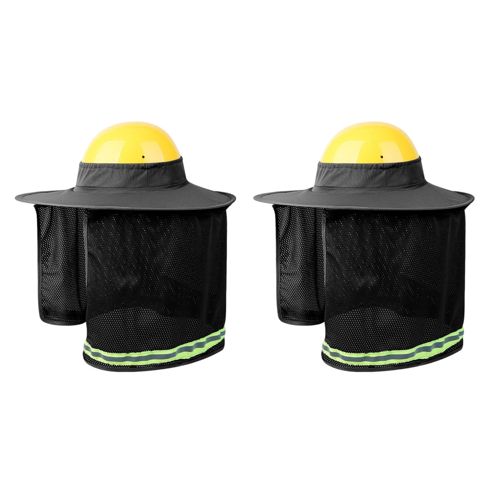 Lightweight Polyester Helmet Sunshade with Wide Brims and Secure Fastening for Comfort Hard Hat Sun Visors Foldable Helmet Sun Protect
