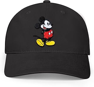 ديزني قبعة بيسبول للرجال من للكبار، ميكي ماوس قابلة للتعديل للأب