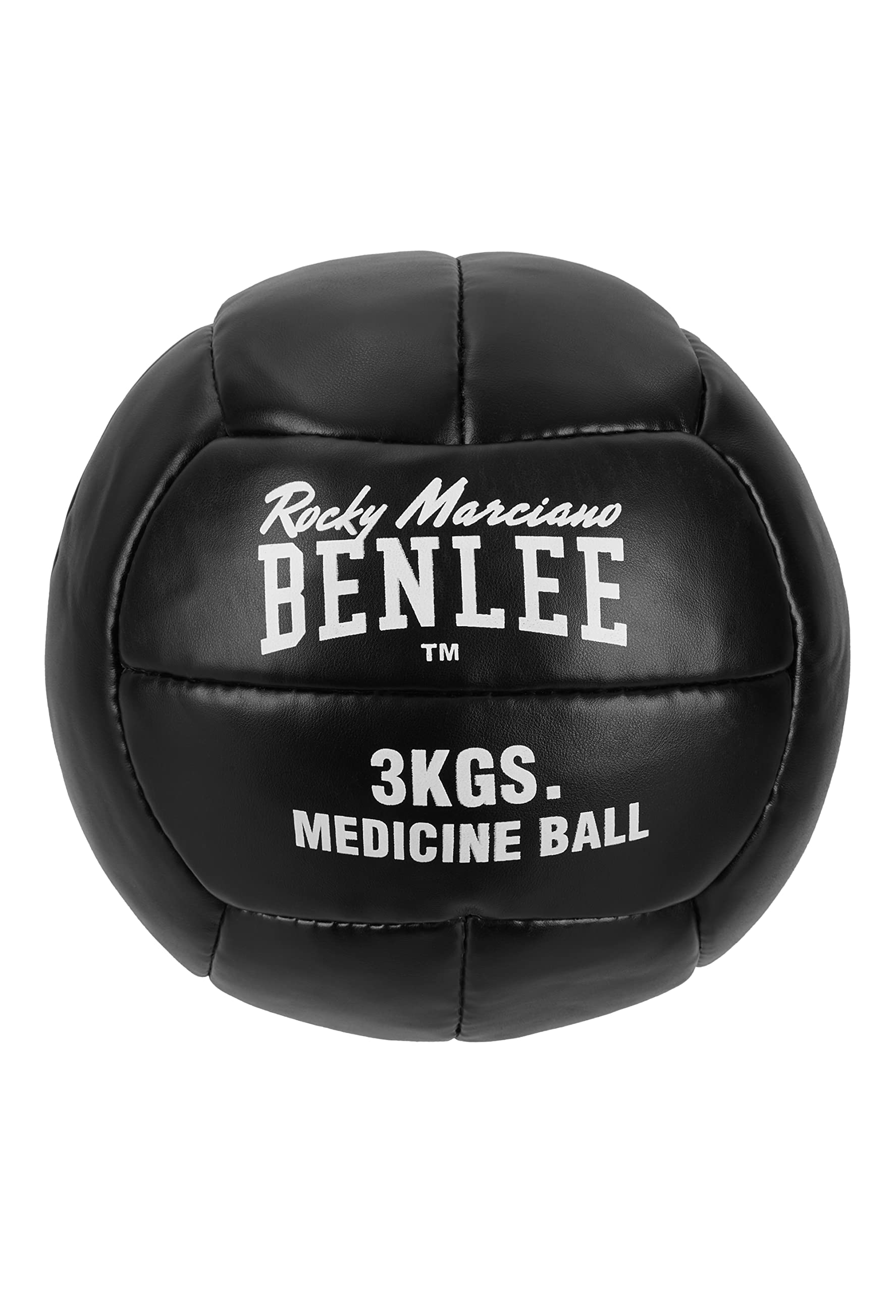 Ben Lee Medicine Ball Rocky Marciano – Paveley artificial leather, Black, 3 kg