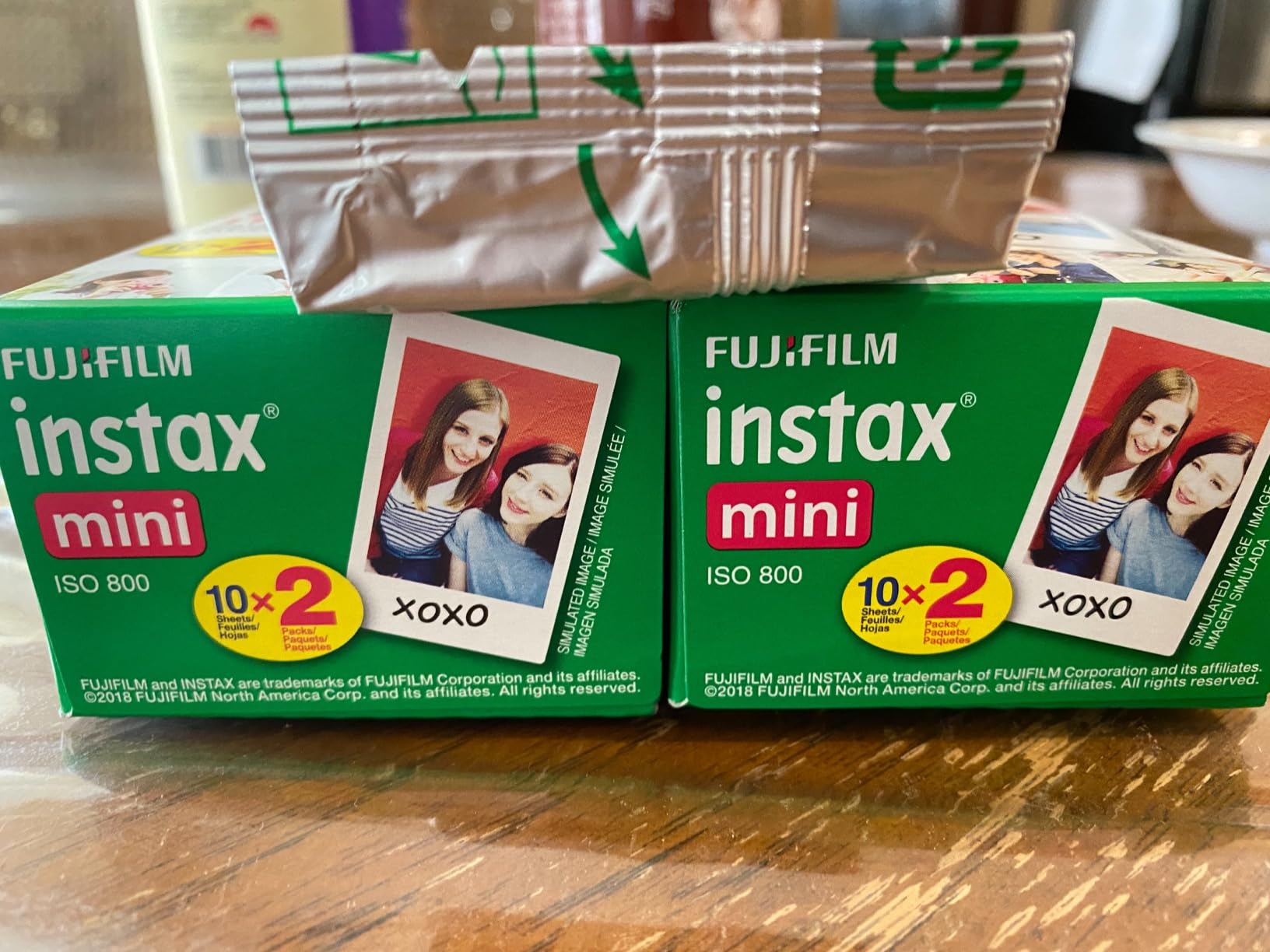 5 X Fujifilm Instax Mini Film Single Pack 10 sheets per Pack