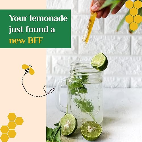 Miniatura 7 de Honey Twigs - Paquete de palitos de miel pura  Combo puro sabor Himalaya y limón - 60 unidades (30 pajitas cada uno)  100% natural, para llevar, sin