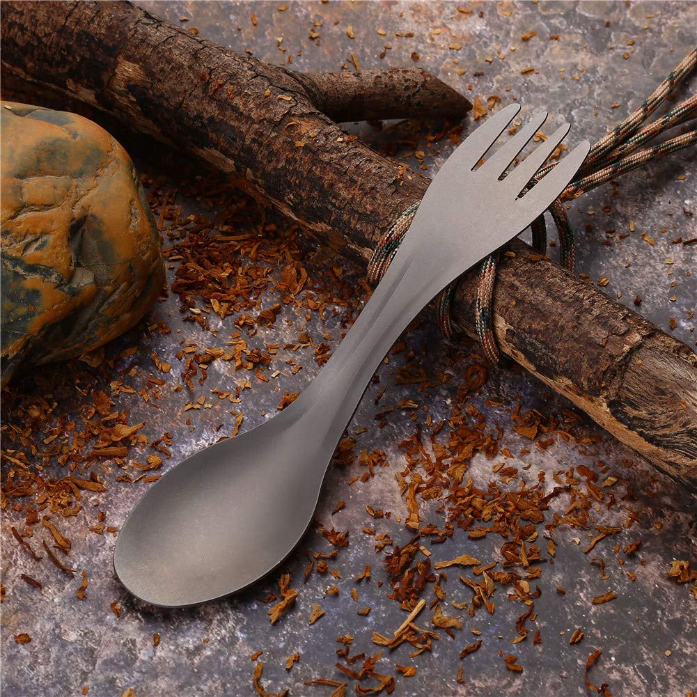 Generic EcoFriendly Camping Utensil, Spoon Fork Combo, for Household Use Camping Travel