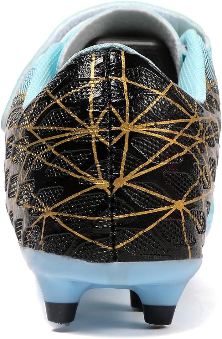 Soccer Cleats, Kids Firm Ground Football Shoes, Boys Girls Athletic Outdoor