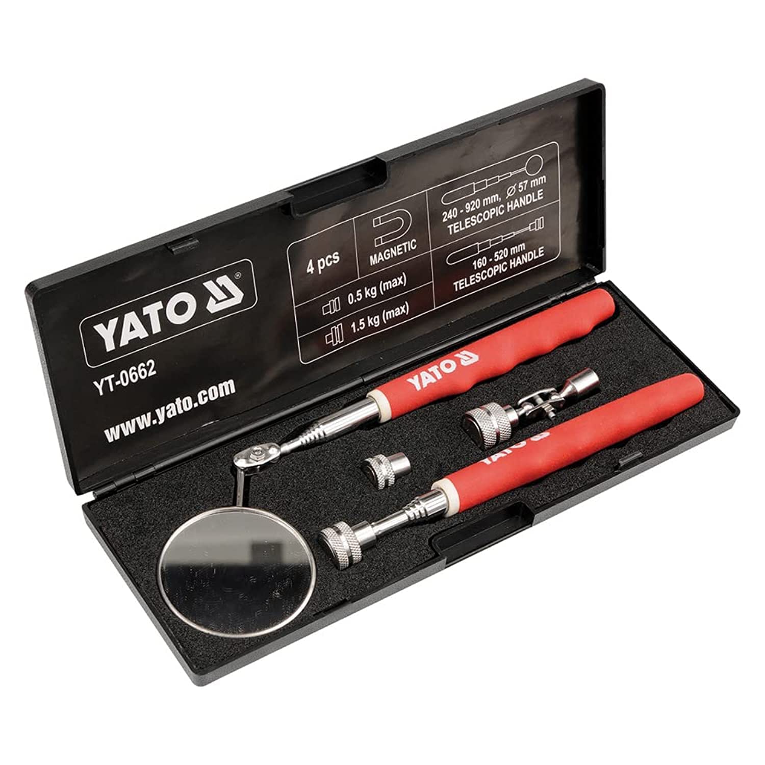 Yato Telescopic Pick Up And Mirror Set Brand YT-0662