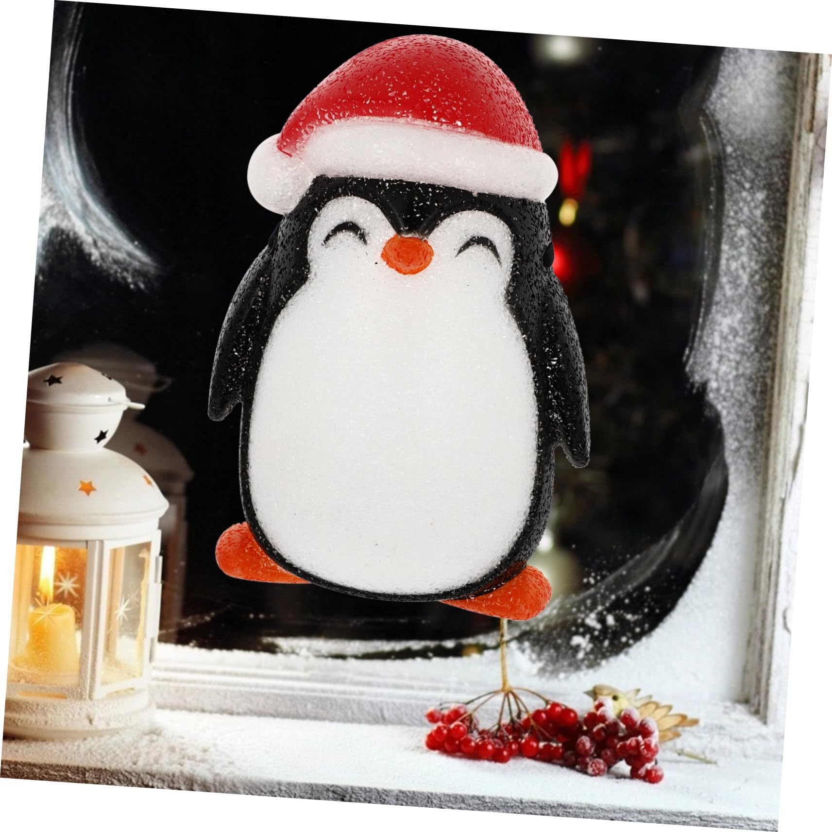 BUTIFULSIC Penguin Shape Christmas Lamp Shade Covers Wall Lamp Decor for Xmas Party