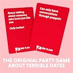Drapeaux rouges: le jeu des terribles dates , jeu de cartes amusant / partie pour les adultes , 3-10 joueurs , par Jack Dire, Créateur de Superfight