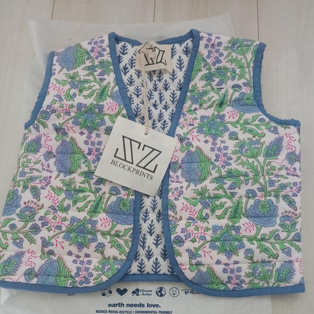 Ron Herman - SZ block prints ベスト Amazon.co.jp: sz blockprints ロンハーマン別注 キッズベスト O