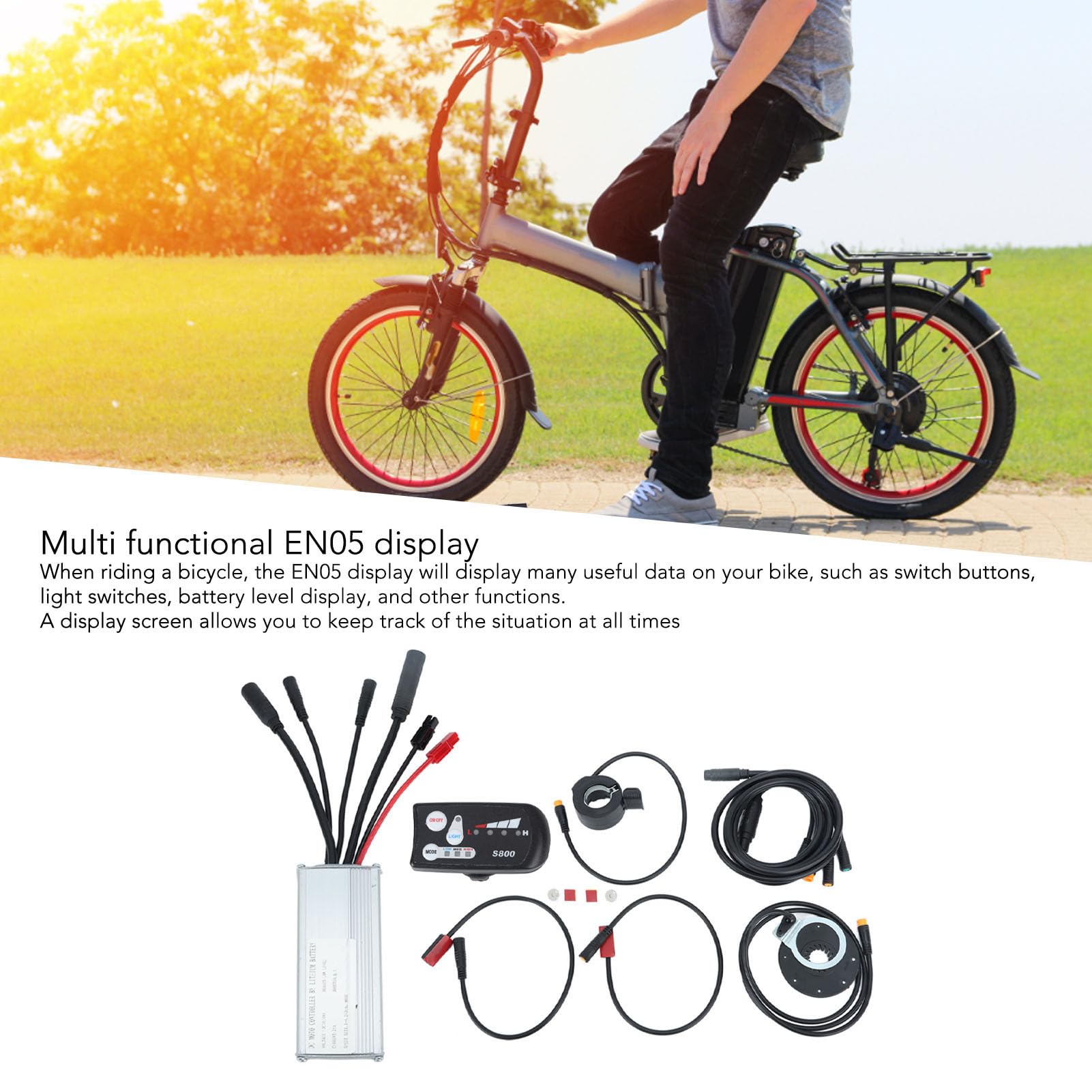 Contrôleur Vitesse Moteur 36V/48V 17A Pour Vélo/scooter électrique - 3 Modes Sinusoïdaux - 250W-350W