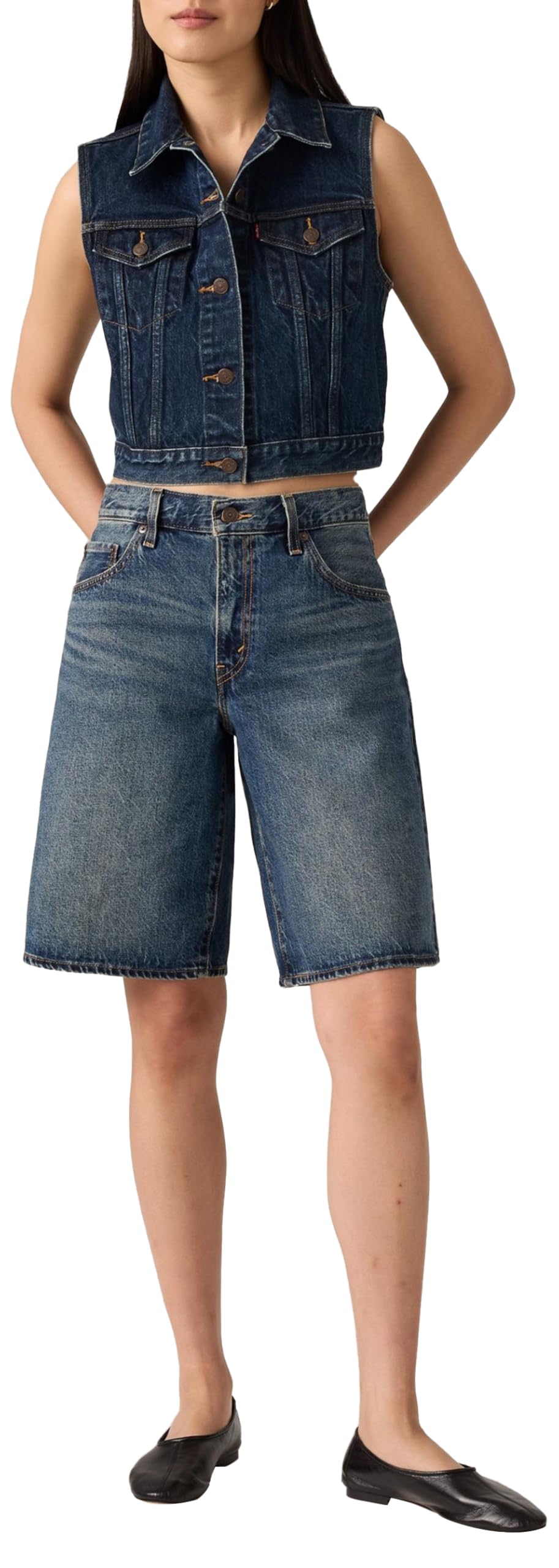 Levi'S Baggy Dad Jorts Pantalones Cortos Mujer