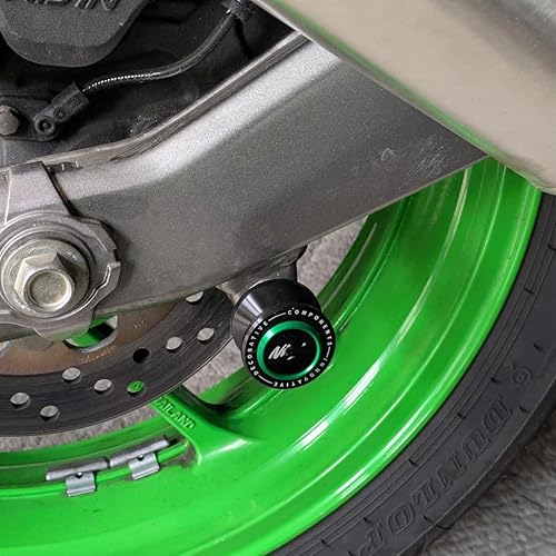Miniatura 5 de Carretes de basculante de 0.315 in para Ninja 400 650 1000SX ZX-6R ZX-10R ZX-25R 2023 2024 2025 Soporte de marco trasero NINJA 400 650 carretes