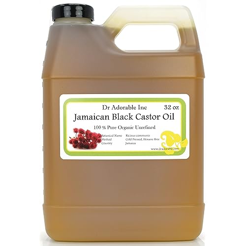 Aceite de ricino negro jamaicano natural puro y orgánico fortalece el cuidado del cabello 32 onzas disponible en Yaxa Colombia