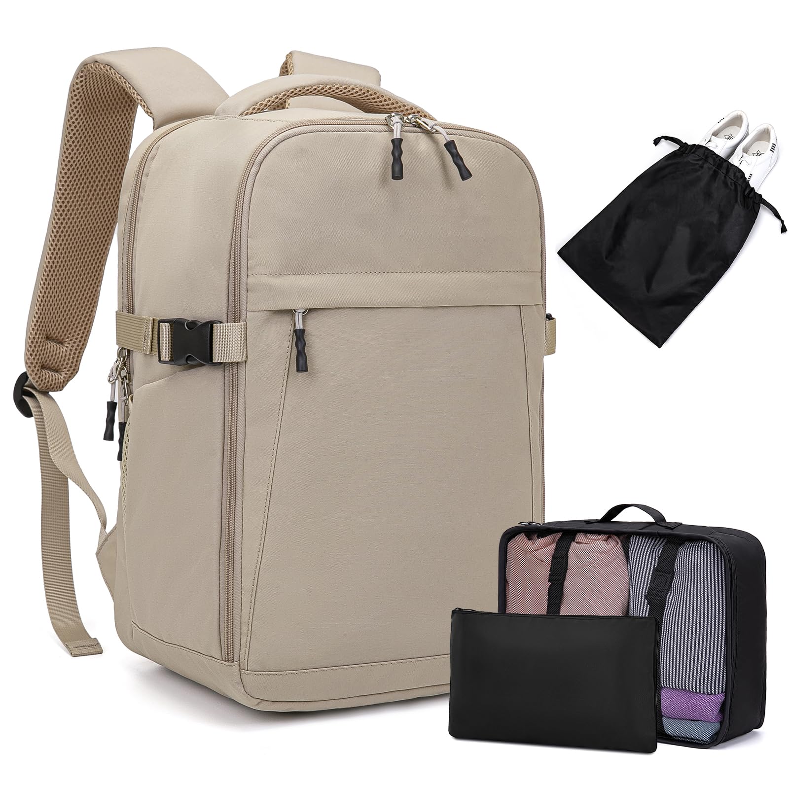 Lossga Zaino Ryanair 40x20x25 Bagaglio a Mano 40x20x25 Ryanair Zaino da Viaggio Aereo Bagaglio a Mano Zaino 40x20x25 Zaino aereo Zaini da Viaggio Con 3 Organizer per Easyjet Wizz Air Vueling