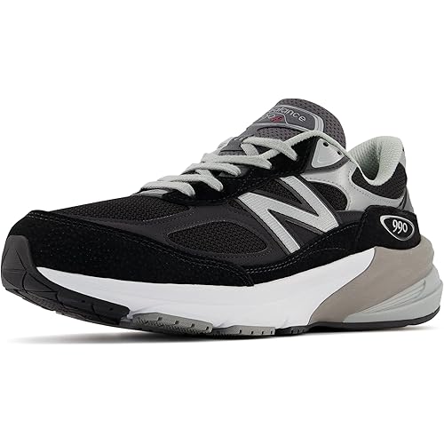 New Balance Women's FuelCell 990 V6 Sneaker, Black/Black, 9.5 Wide US