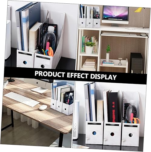 Miniatura 5 de Cabilock 5pcs Desktop Storage Rack File Holder Organizer for Students and Office Document Stand with Practical Design Space-saving File Organizer