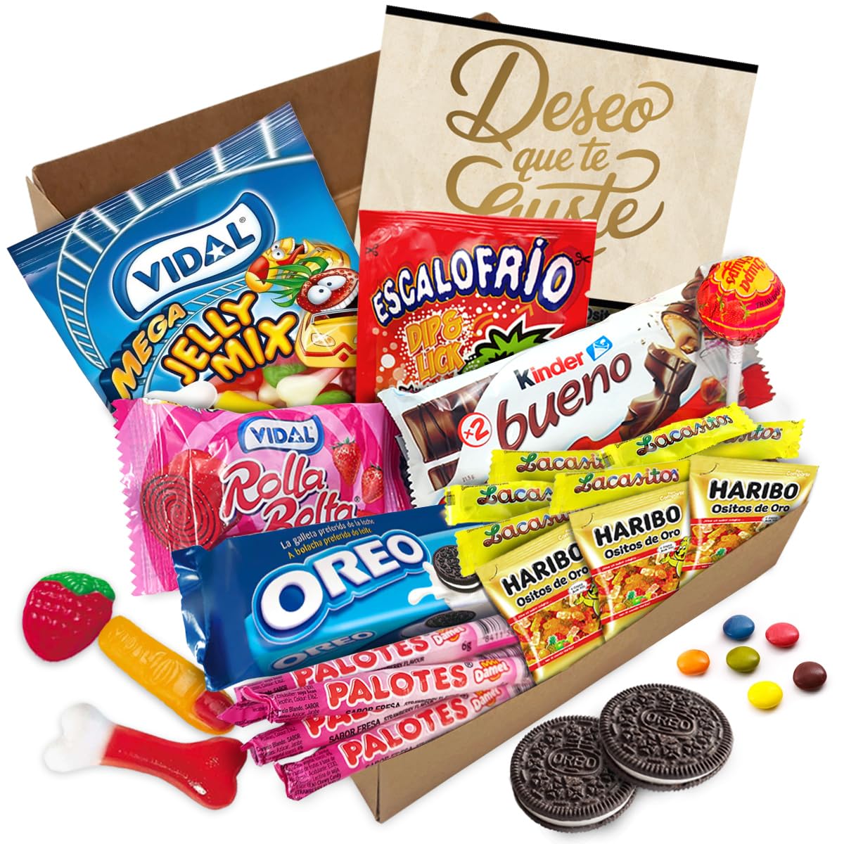 Cajita Regalo Original con 17 Chocolates Kinder Bueno, Cards, Kinder Chocolate, Twix, Mars, Kit Kat, Huesitos, Galleta Lotus Biscoff y Mucho Más · Día de la Madre · Con Tarjeta y Texto Personalizada — view 7