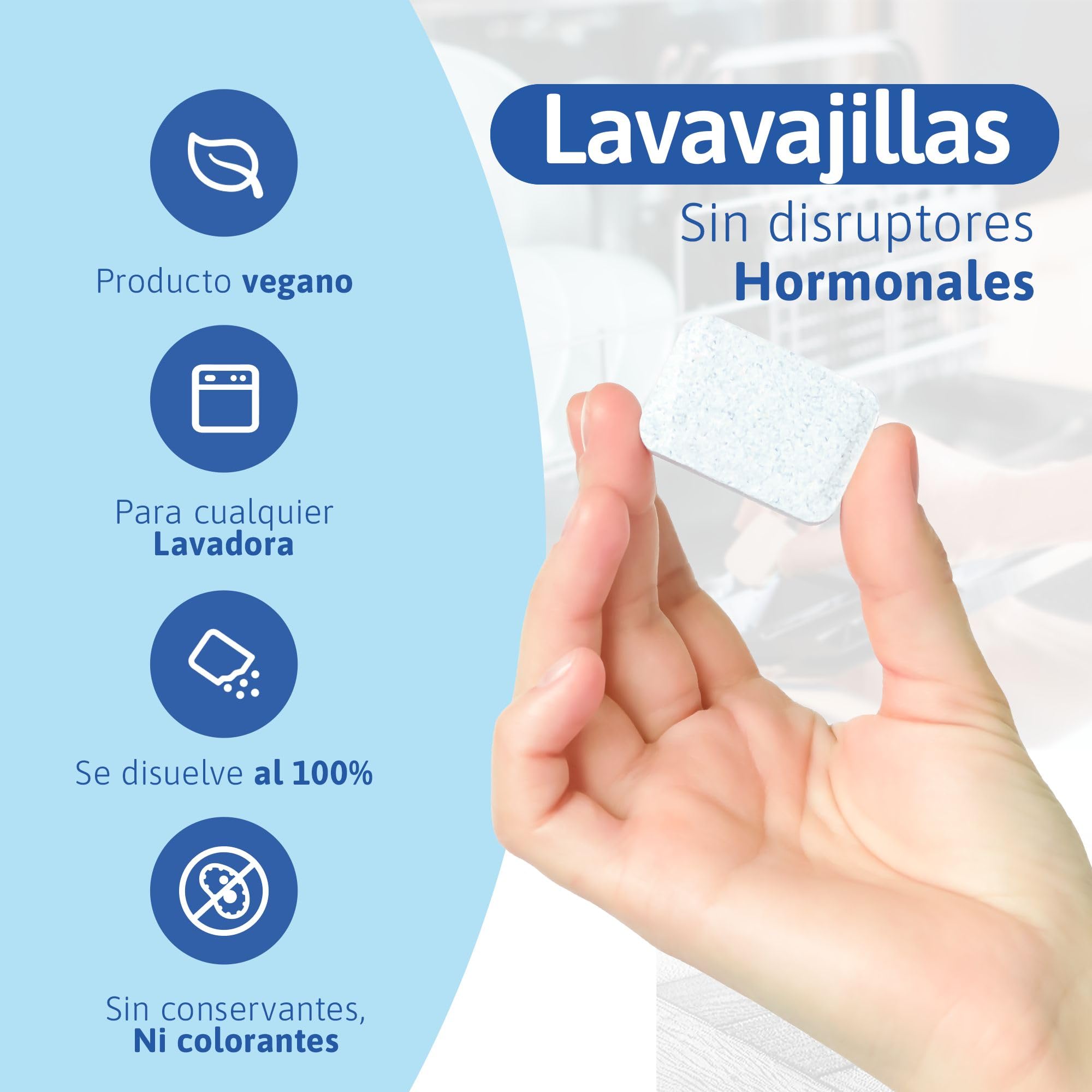 Natulim Pastillas de Lavavajillas 30 Usos - Biodegradables e Hidrosolubles 6 en 1 - Limpieza Profunda, Abrillantador, Función Sal, Protección Cristal, Descalcificador, Efecto Secado Extra
