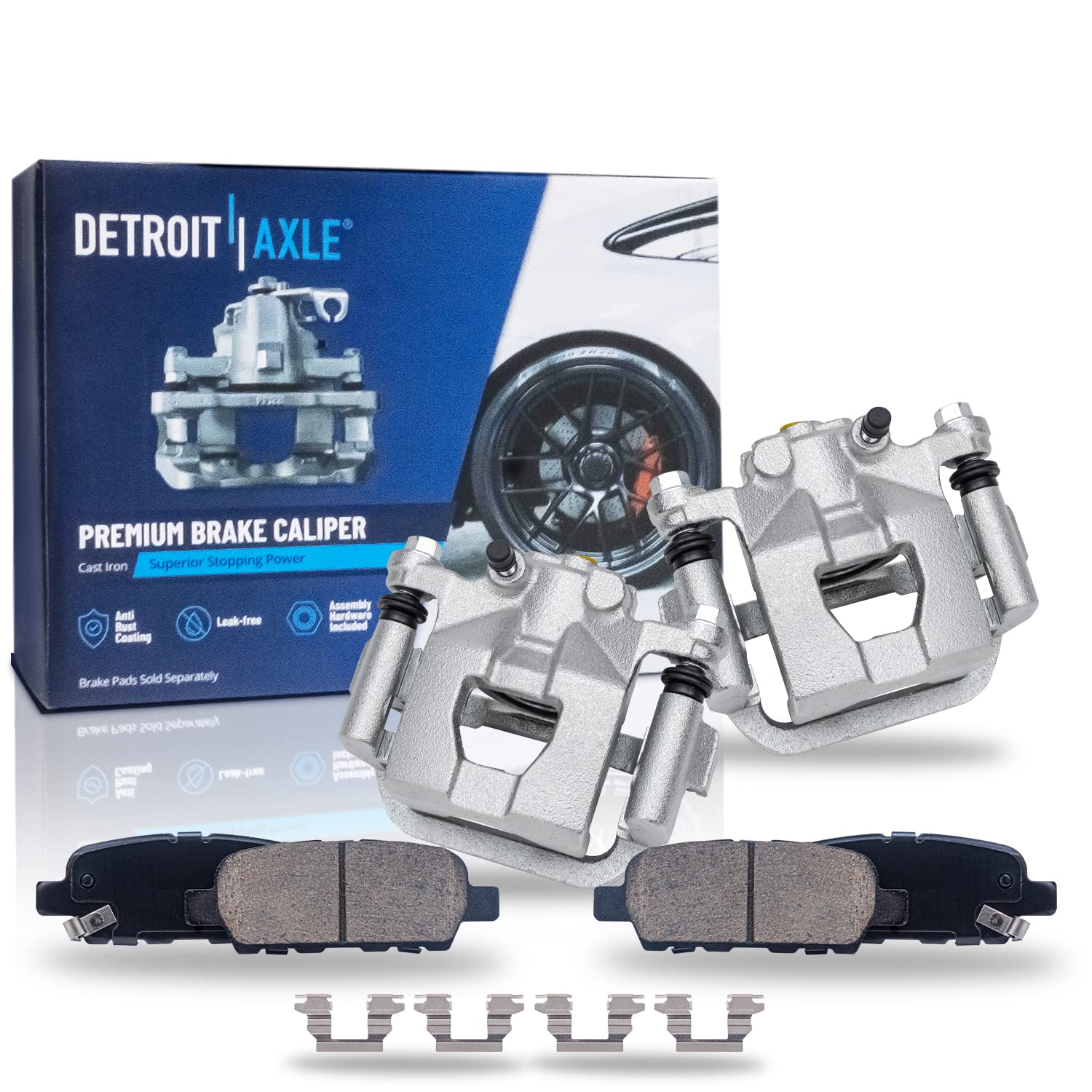 Detroit Axle - Rear Brake Kit for 2002-2018 Nissan Altima 2004-2008 2019