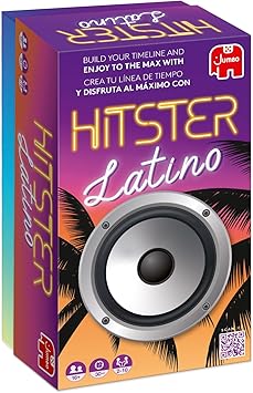 Jumbo Hitster - Latino, Fun Music Quiz Card Game, 2-10 Players - 300 Latin Music Hits - Great for Adult and Family Game Nights (US Edition)