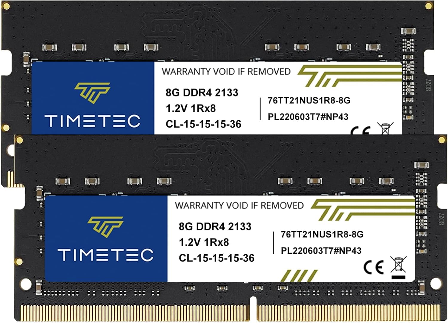 A-merk RAM geheugen 8GB PC4 voor PC's | DIMM 2133MHz/2400MHz