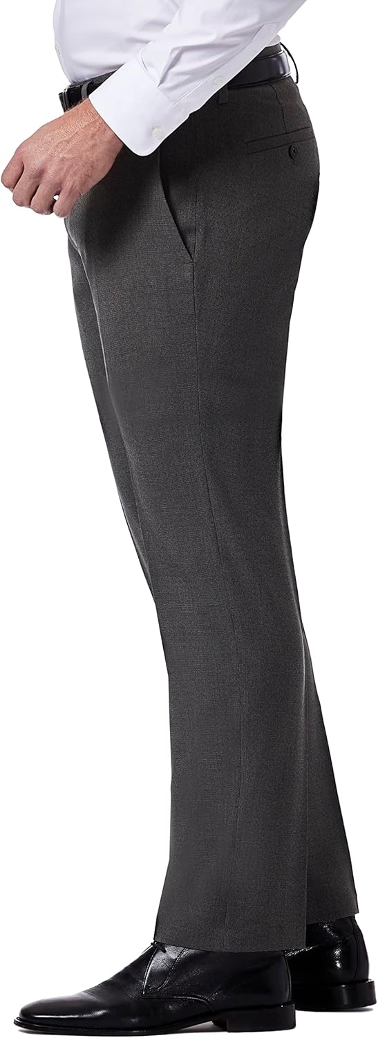 Kenneth Cole Reaction Men's Stretch Weave Slim Fit Dress Pant - Image 2