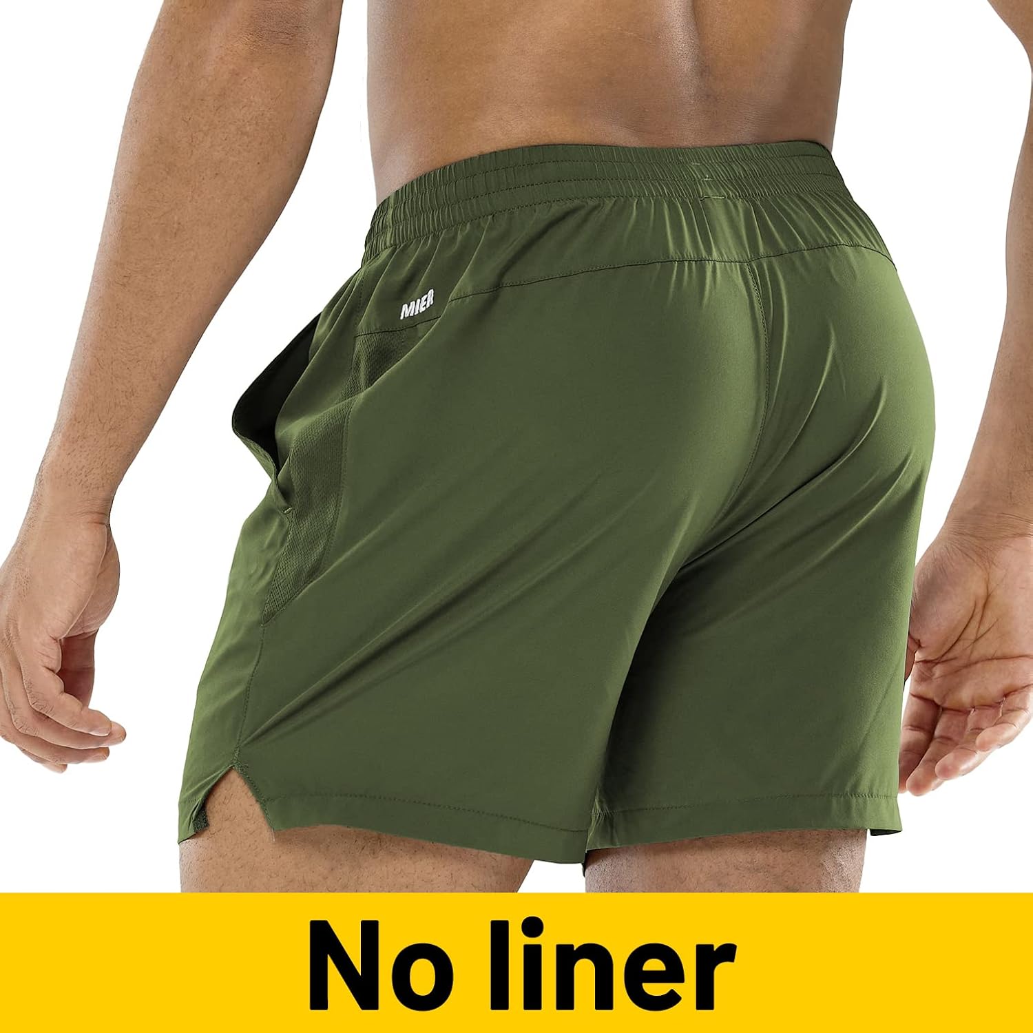 MIER Men's Workout Running Shorts Quick Dry Active 5 Inches Shorts with Pockets, Lightweight, Breathable - Image 5