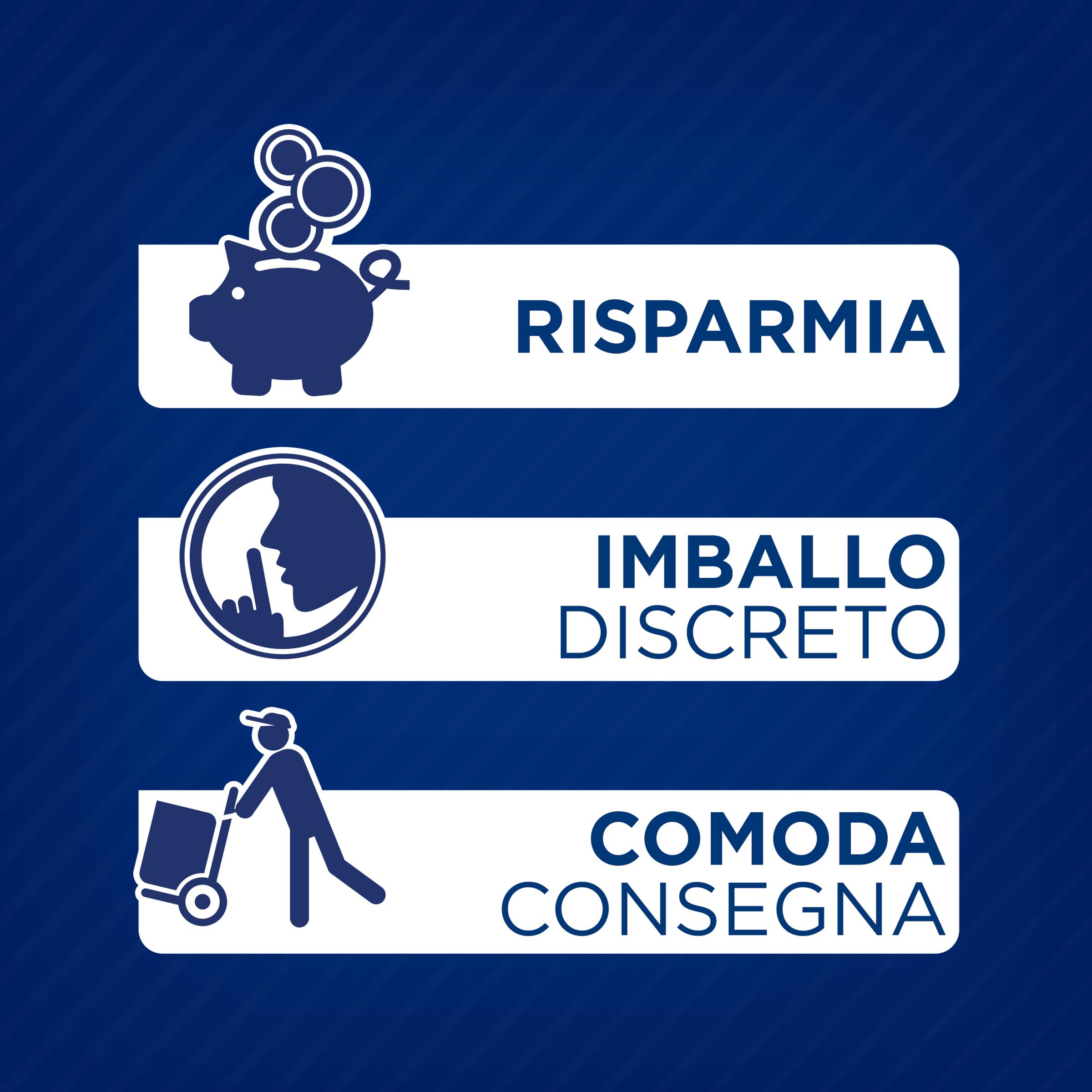 TENA MEN livello di protezione 3, Pacco Scorta Mensile - Protezioni assorbenti specifici per perdite urinarie maschili, discreti e confortevoli, 48 protezioni