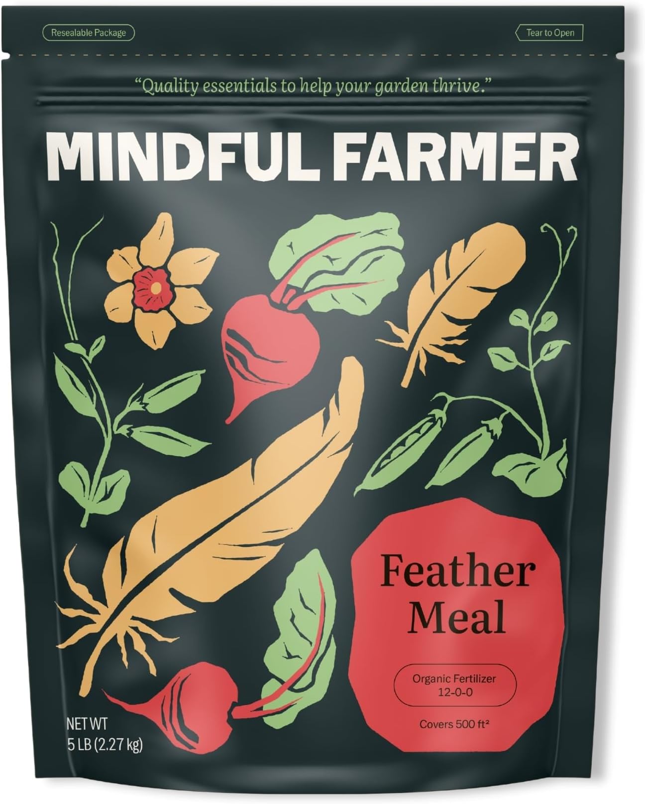 Feather Meal Organic Nitrogen Fertilizer