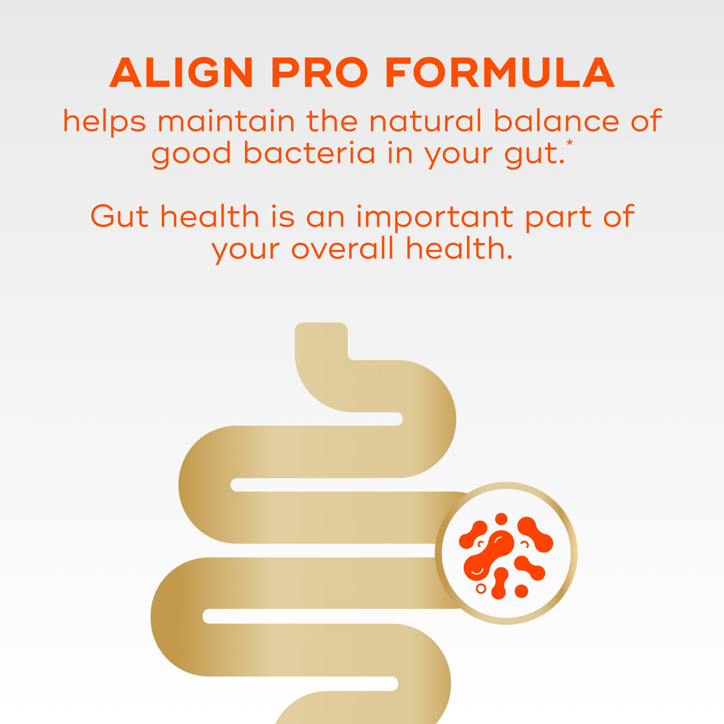 Align Probiotic, Pro Formula, Probiotics for Women and Men, Probiotics for Digestive Health, Men and Womens Probiotic Capsules Help Relieve Occasional Bloating & Gas*, 63 Capsules — Amazon image 5