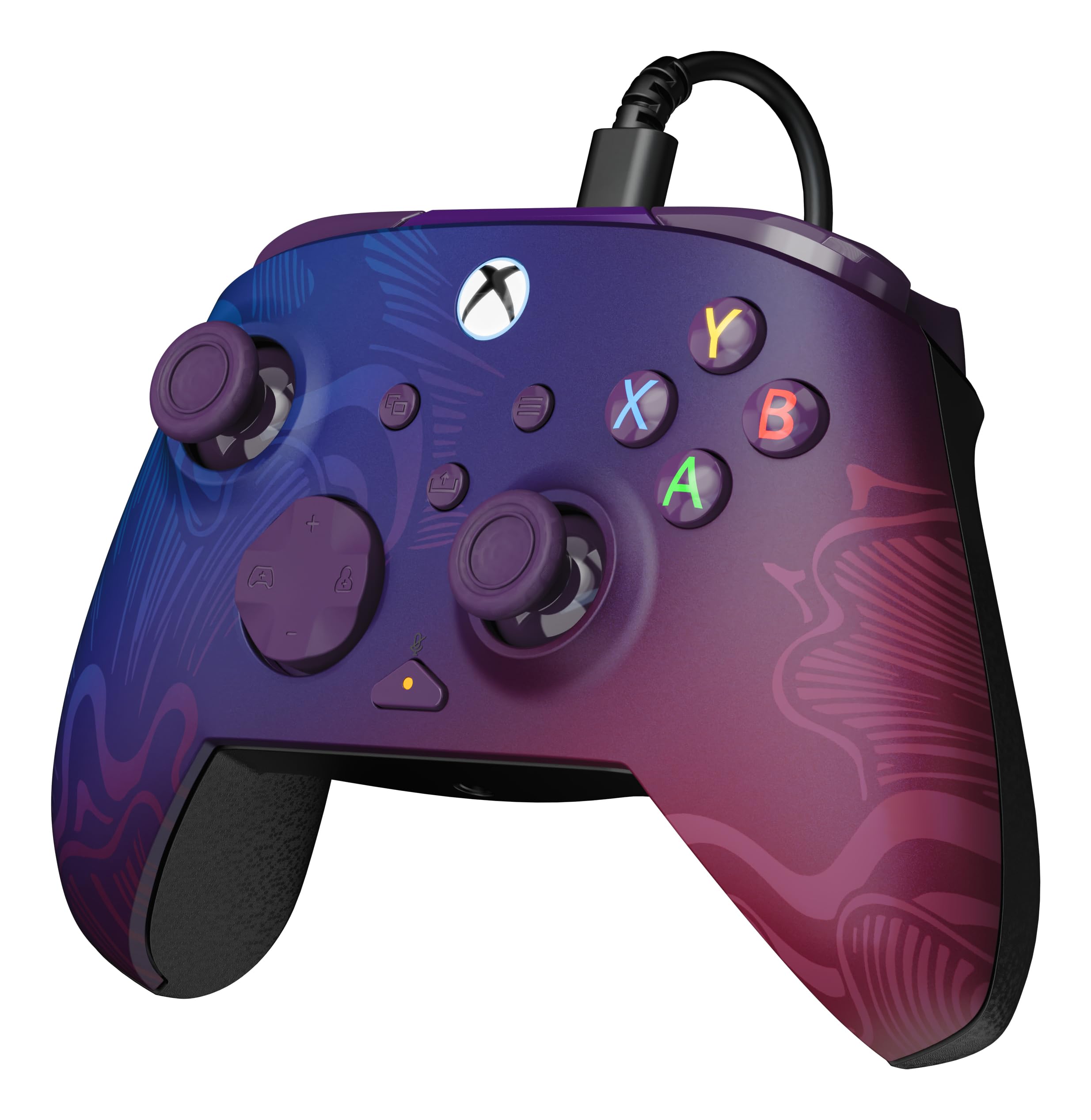Turtle Beach Rematch Advanced Purple Fade Manette de jeu filaire - Licence Xbox Series XS, Xbox One et PC avec Boutons Programmables, Gâchettes, commandes audio et câble de 2.5 m - 5