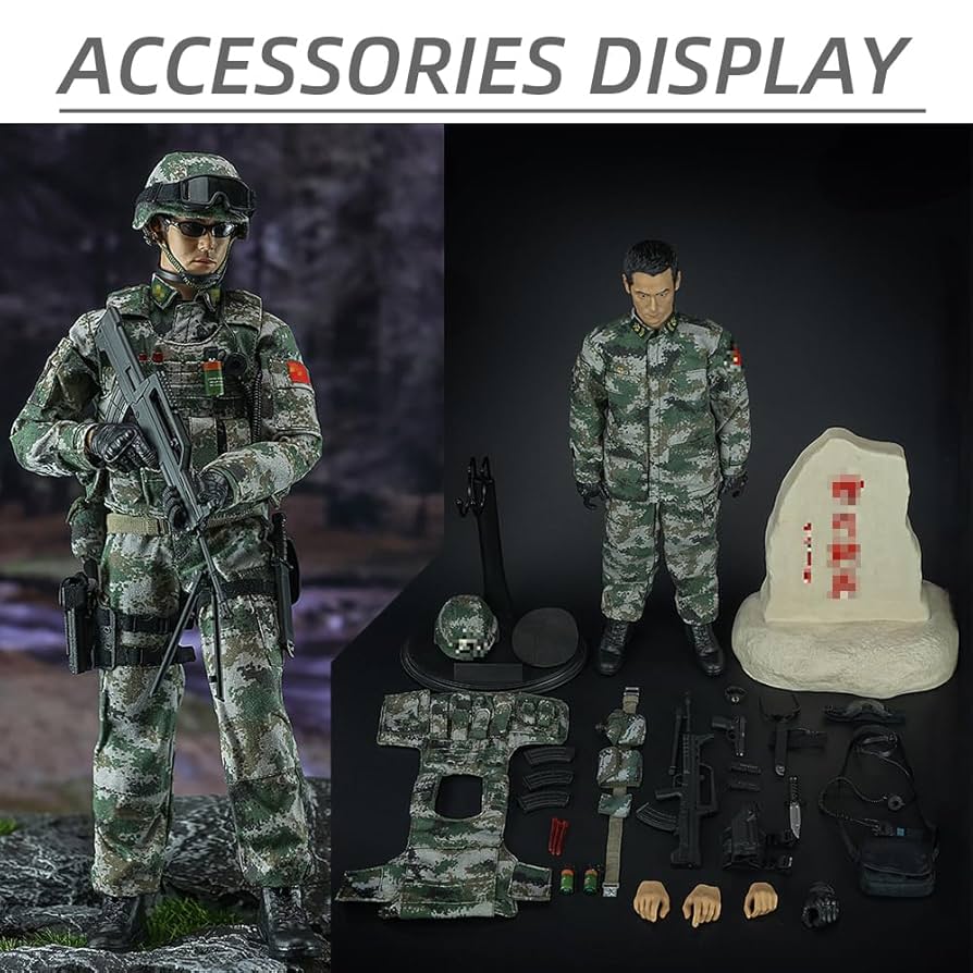 Amazon.com: ViiKONDO 1/6 Scale Action Figure Toy Army Men