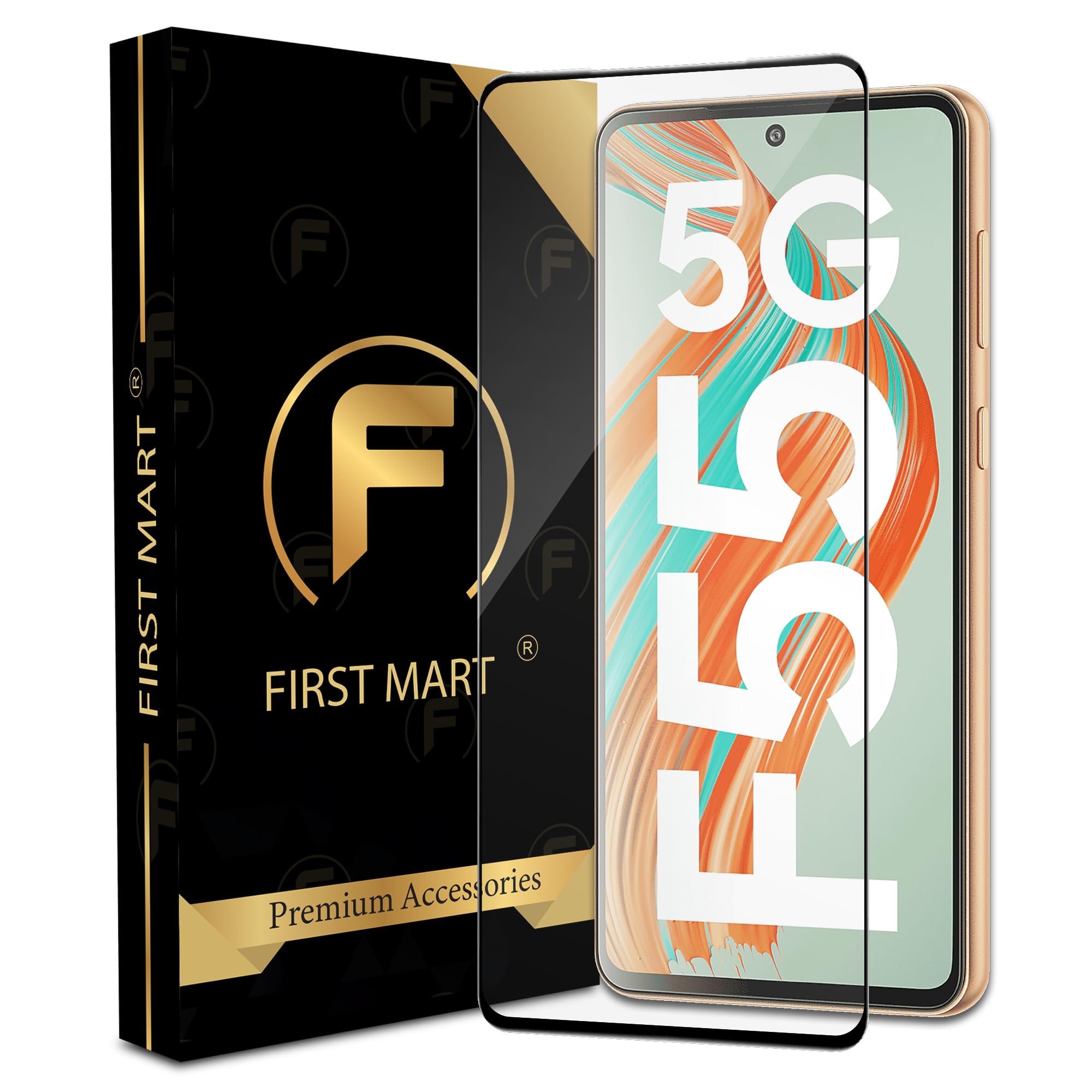 FIRST MART Tempered Glass for Samsung Galaxy F55 5G / Samsung M55 5G / Samsung M55s 5G with Edge to Edge Full Screen Coverage and Easy Installation Kit, Pack of 1 (B0D57XM847) Amazon Price History, Amazon Price Tracker