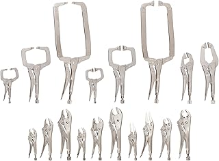 TEKTON 잠금 펜치 및 클램프 세트 (18피스) | PLK90005