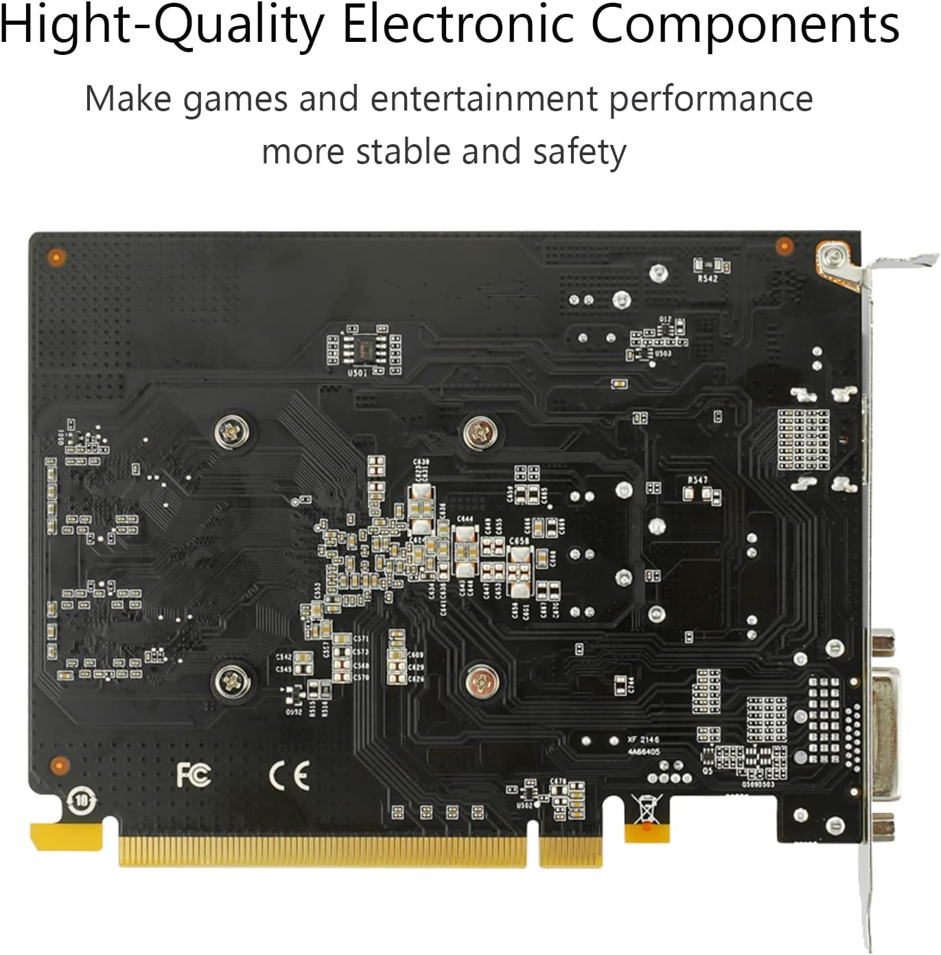 QTHREE SAPLOS GT 1030 - Scheda grafica GDDR5 da 2 GB, 64 bit, DVI-D, HDMI, scheda video da gioco desktop per PC, GPU per computer, PCI Express x4, DirectX 12, supporto 4K QTHREE SAPLOS GT 1030 - Scheda grafica GDDR5 da 2 GB, 64 bit, DVI-D, HDMI, scheda video da gioco desktop per PC, GPU per computer, PCI Express x4, DirectX 12, supporto 4K
