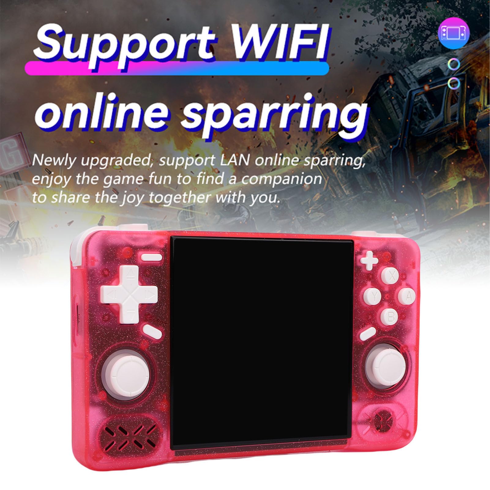 Display HD Portatile per Console di Gioco Portatile retrò per Giochi Classici a Casa, Viaggi, Schermo ABS Leggero (#10)