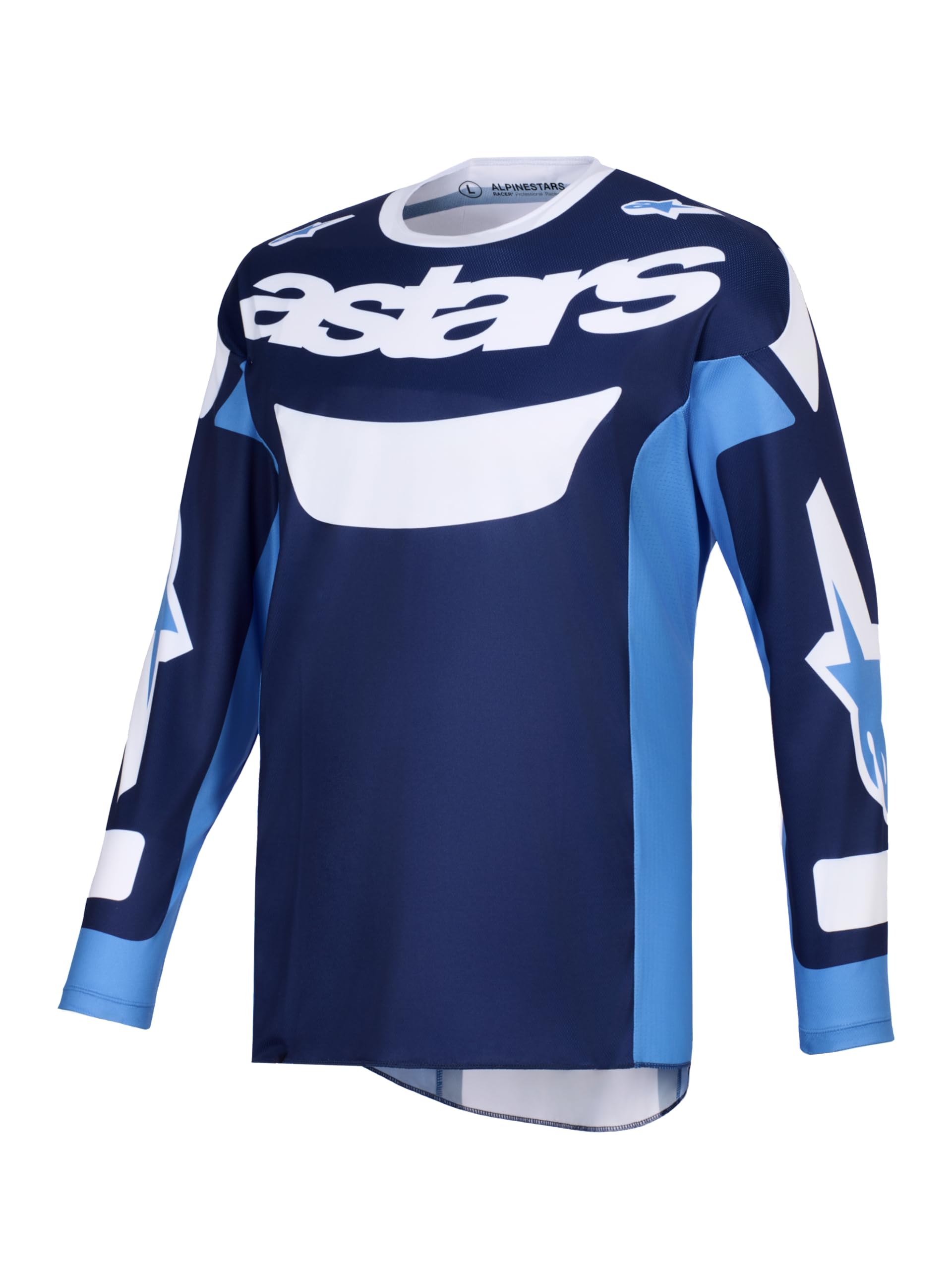 Alpinestars Racer Riway Maglia da motocross, blu, S