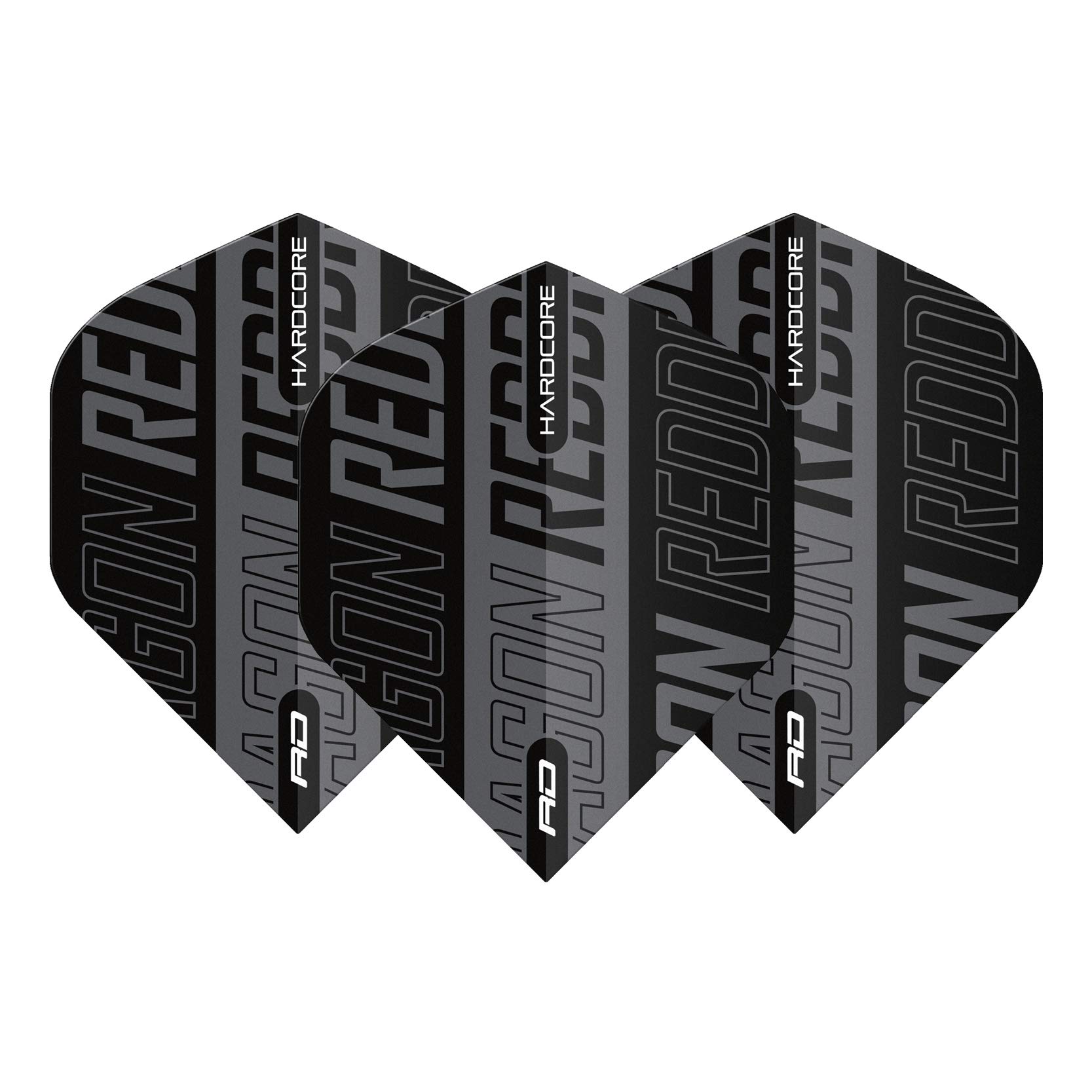Vols De Fléchettes Red Dragon Hardcore XT - Lot De 4 Sets (12 Vols) - Épaisseur 100 Microns - Double Flux