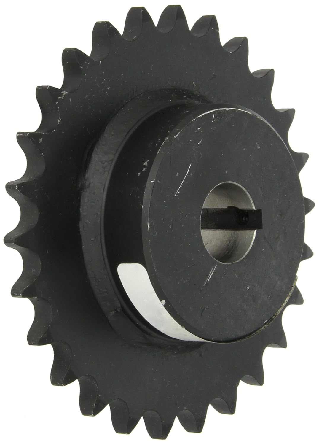 Martin Roller Chain Sprocket, Bored-to-Size, Type B Hub, Single Strand, 50 Chain Size, 0.625" Pitch, 26 Teeth, 1" Bore Dia., 5.523" OD, 3" Hub Dia., 0.343" Width