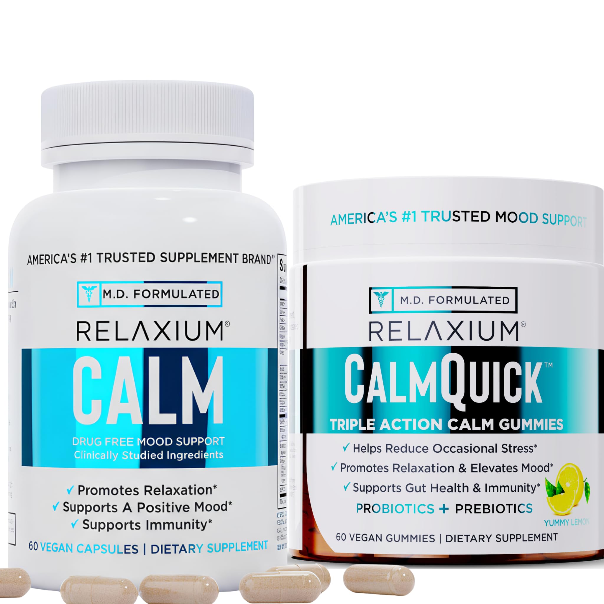 Relaxium Calm Capsules & Calm Gummies