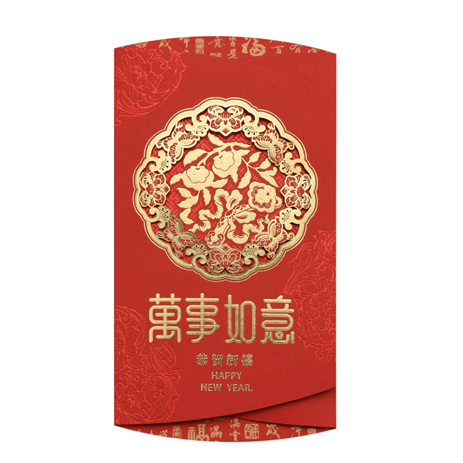 Xjdzineq Embossed Year of Horse Greeting Card with Envelope Chinese New Corporate Party Invitation & Festival Celebration of Horse Greeting Card， Holiday Gifting Festival Celebration