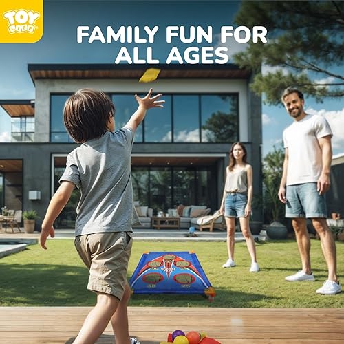 Miniatura 5 de TOY Life Bean Bags Toss Carnival Games, Cornhole, Outdoor Toys for Kids Ages 4-8, Backyard Game Sports & Outdoor Play, Outside Toys for Ages 5-7,