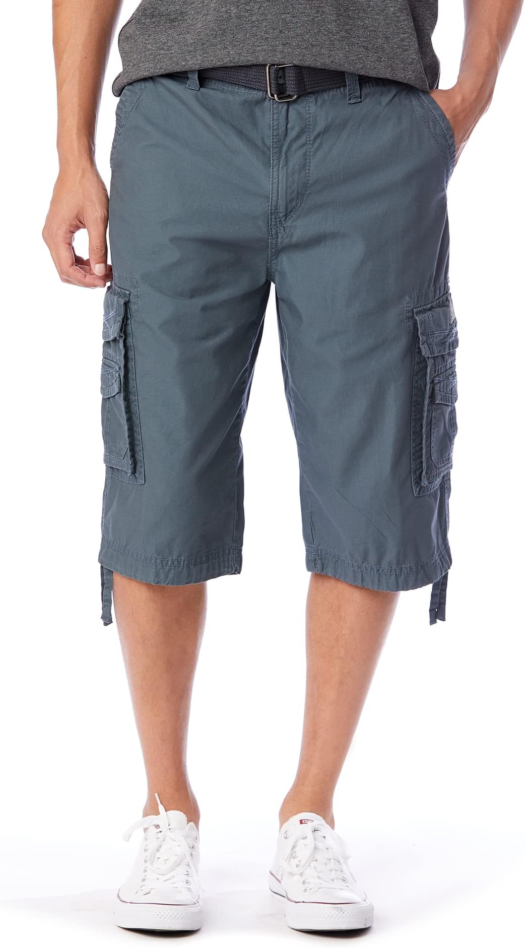 Men's Cordova Belted Messenger Cargo Short - Reg and Big and Tall Sizes