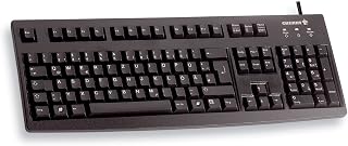 CHERRY G83-6105, Kabelgebundene Tastatur, Deutsch QWERTZ, Schwarz