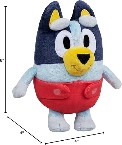 Miniatura 6 de Bluey Juguete suave de peluche de Friends | Juguete de peluche para bebé con pañal extraíble (pañal)