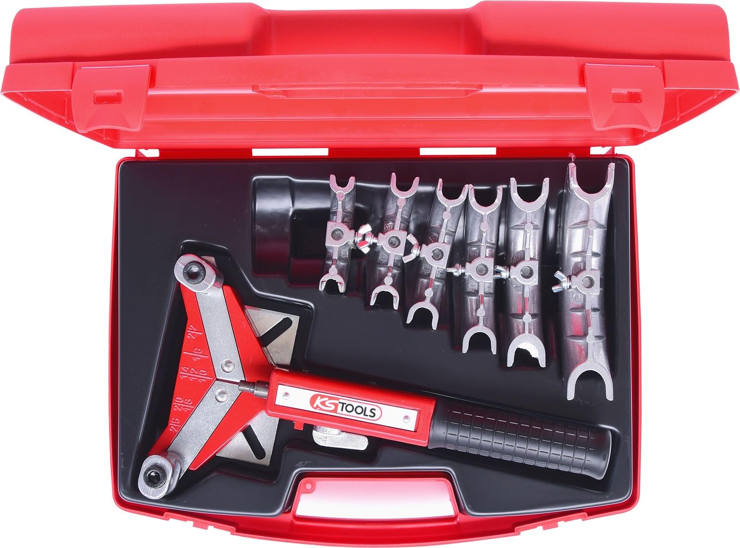 KS Tools 203.1201 Zest recznej gietarki do rur z grzechot. 10,0 - 22,0 mm, 7-szt