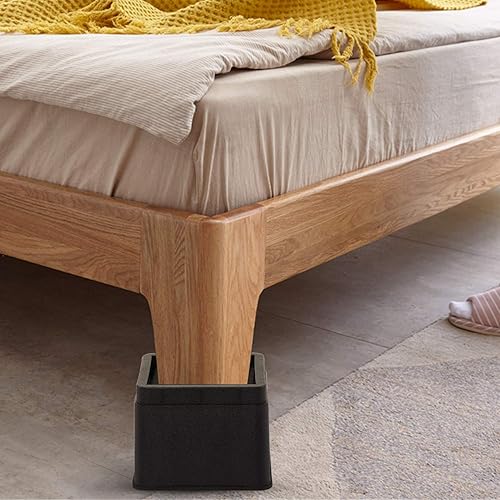 Miniatura 5 de BTSD-home Juego de 6 elevadores de cama apilables de 3 pulgadas para sofás, conchas, mesas, elevadores de marco de cama resistentes