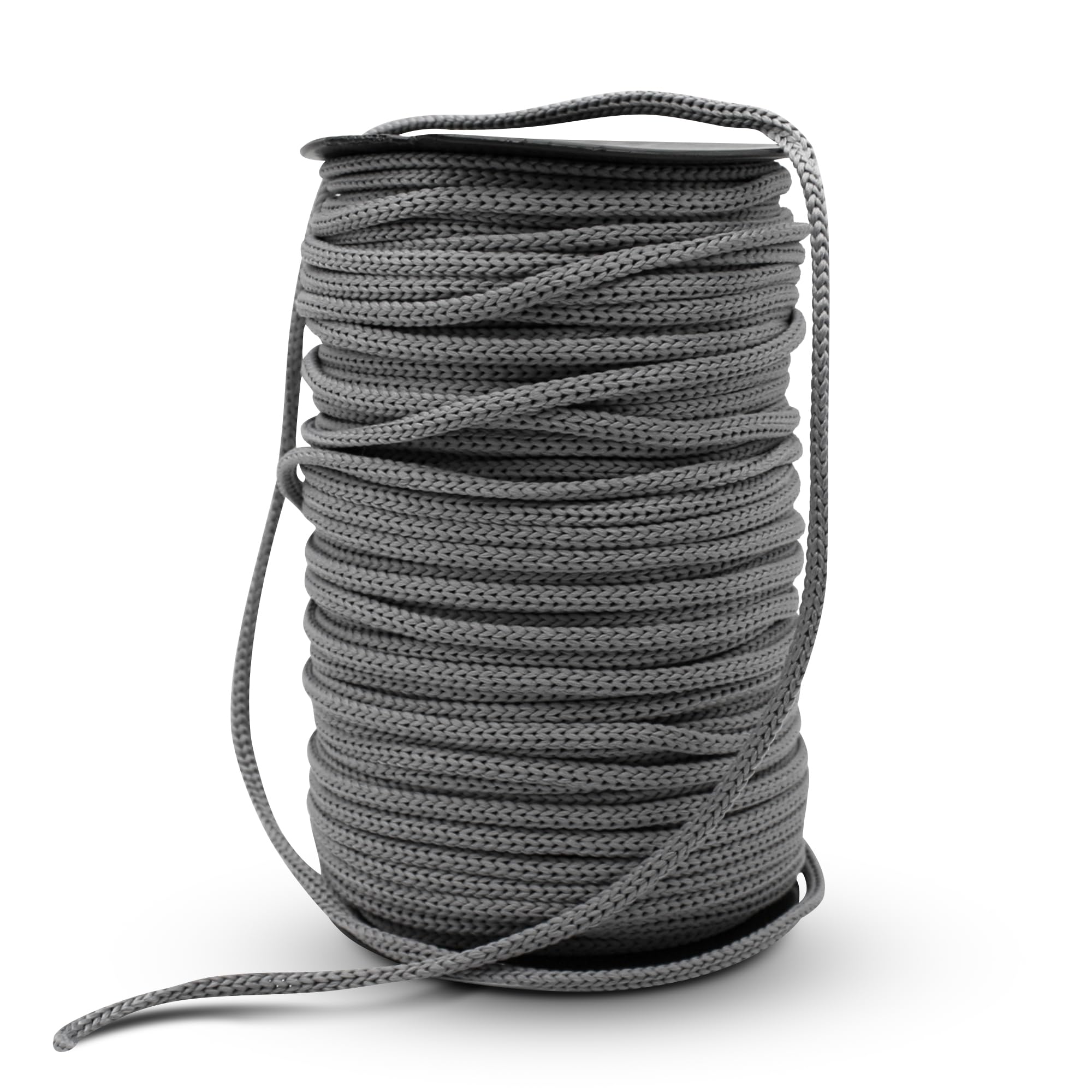 DOJA Barcelona | Rope Roll | 100 m Spool | Grey Laces | Diameter 3 mm | in Polyamide | Resistant Rope | for Sports Shoes, Paracord, Bracelets, Boots Laces