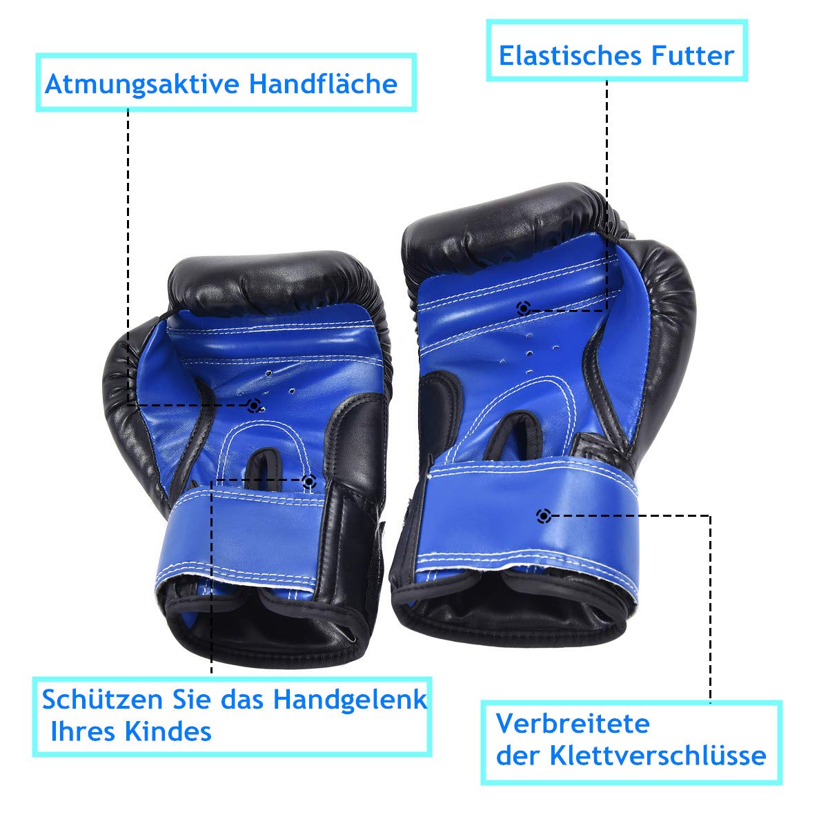 RELAX4LIFE 10 kg Boxsack Set, Boxen Set mit 8 OZ Boxhandschuhe & Springseil & Tragetasche, aufhängender Punchingsack für Kinder, Jugendliche und Erwachsene, Boxing Bag schwarz, inkl. Deckenhalterung