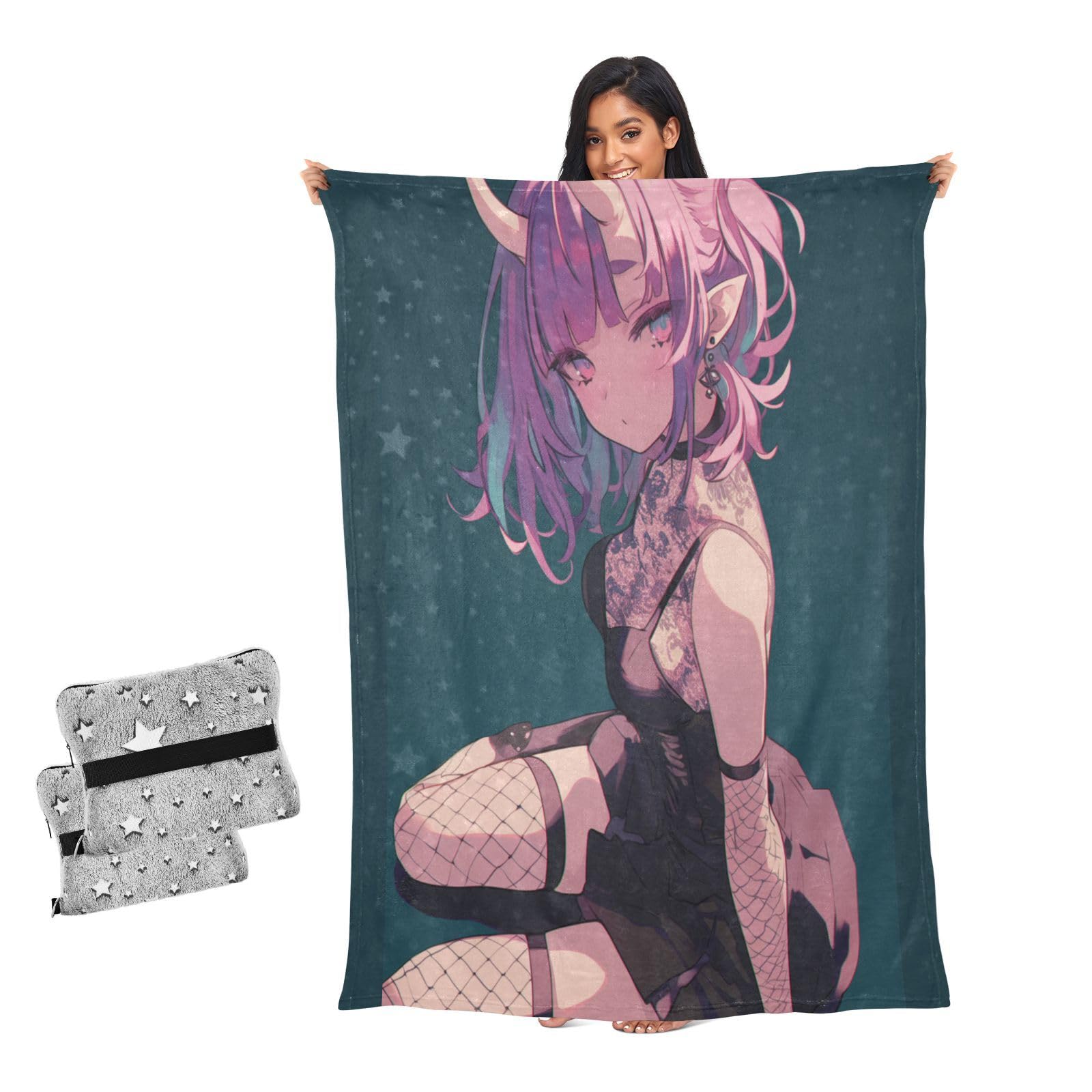 Manta de anime para sofá el regalo original para hombres y mujeres