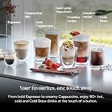 De'Longhi Eletta Explore Cold Brew ECAM452.67.G, Barista Coffee Machine with LatteCrema Hot and Cool, Espresso Machine, Automatic Coffee Bean Machine, Cold Extraction, Coffee Pot Included, Dark Grey - 5