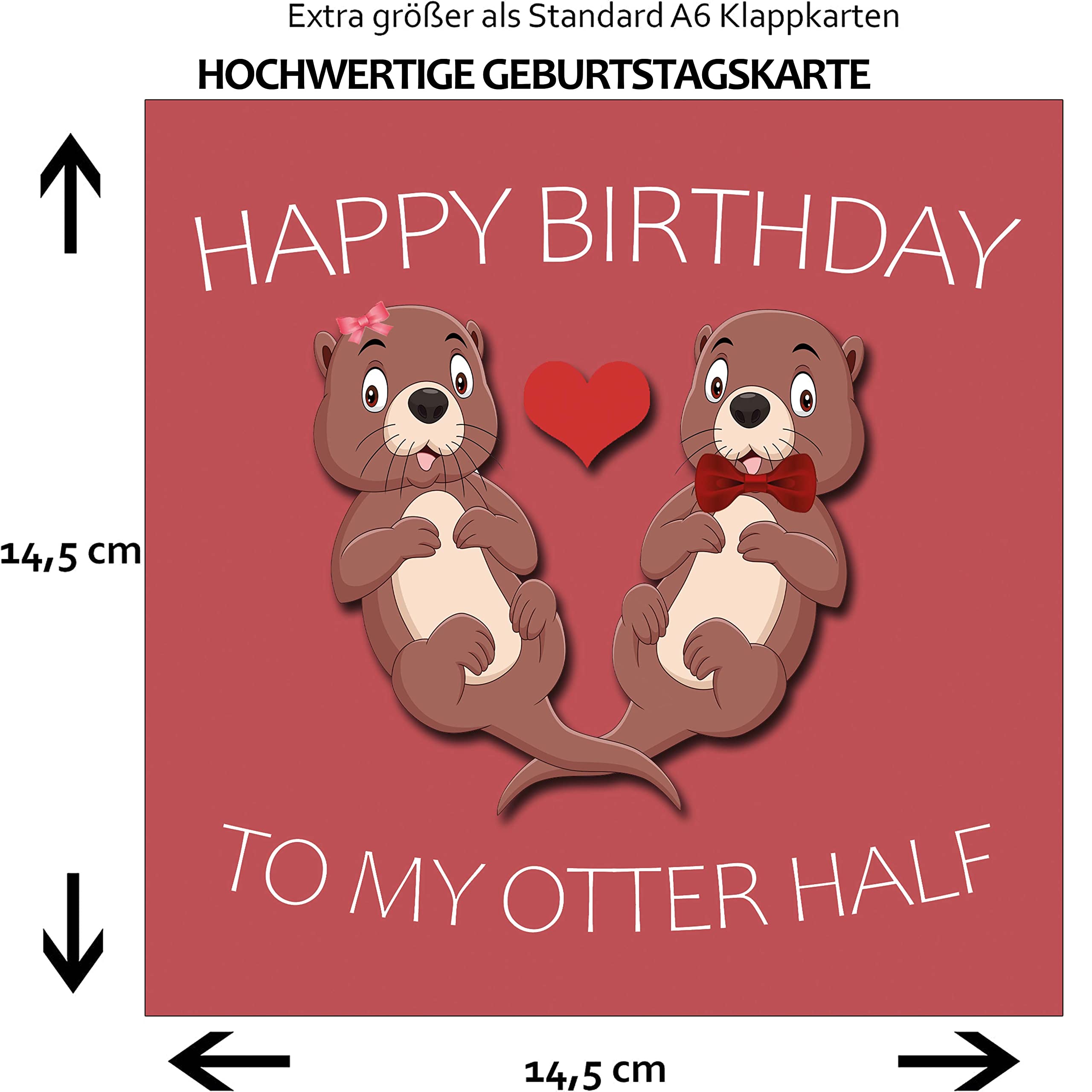 Huxters Geburtstagskarte ‚Older Not Wiser‘ – Lustige Karte Für Ihn & Sie, 14,8 Cm, Mit Umschlag